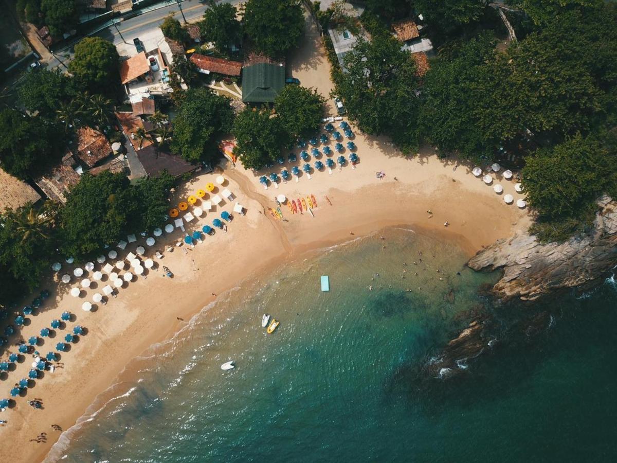 Bangalo Com Vista Para O Mar No Condominio Yacamim Ilhabela Praia Do Curral Luaran gambar