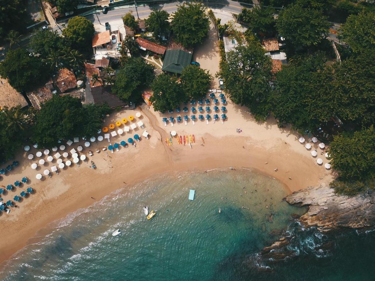 Bangalo Com Vista Para O Mar No Condominio Yacamim Ilhabela Praia Do Curral Luaran gambar
