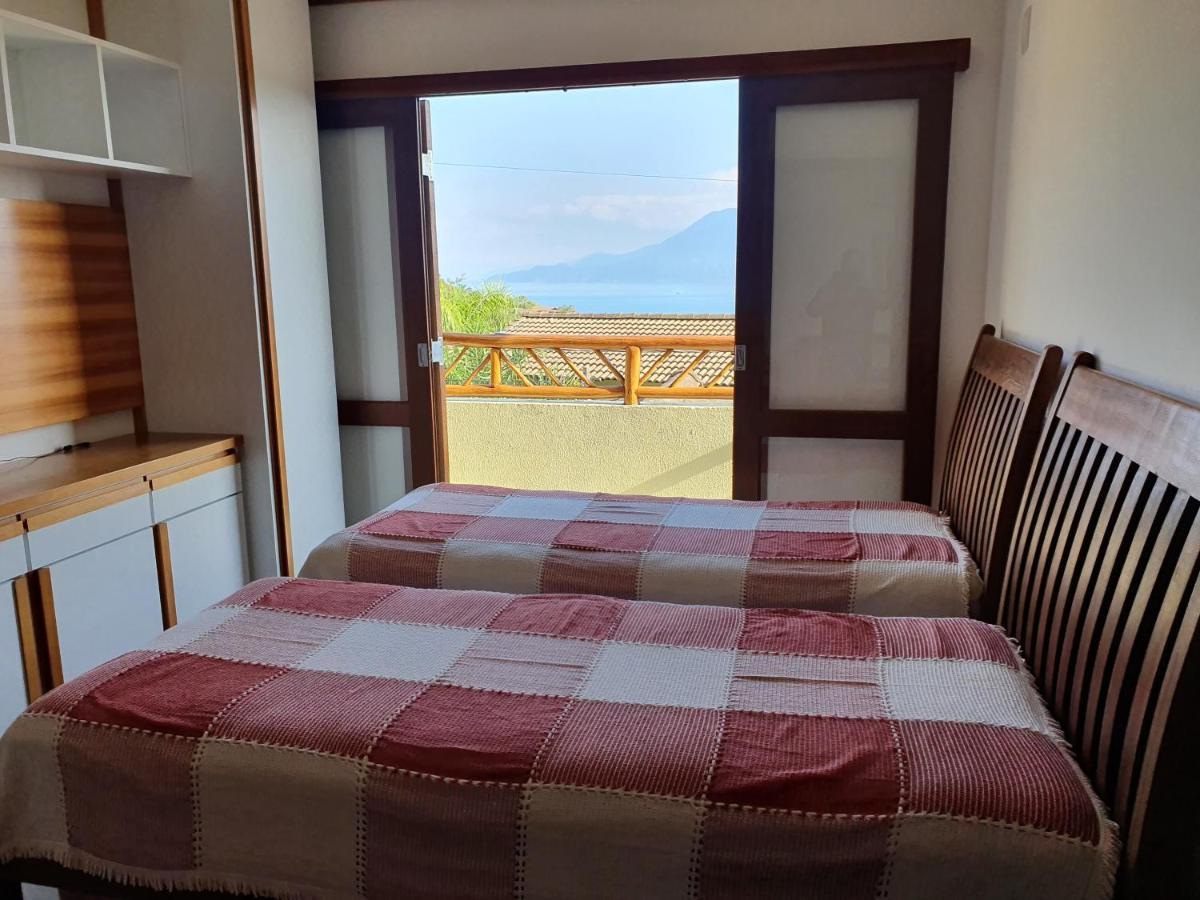 Bangalo Com Vista Para O Mar No Condominio Yacamim Ilhabela Praia Do Curral Luaran gambar