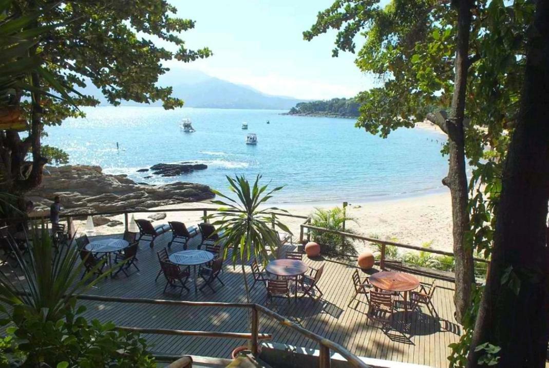 Bangalo Com Vista Para O Mar No Condominio Yacamim Ilhabela Praia Do Curral Luaran gambar